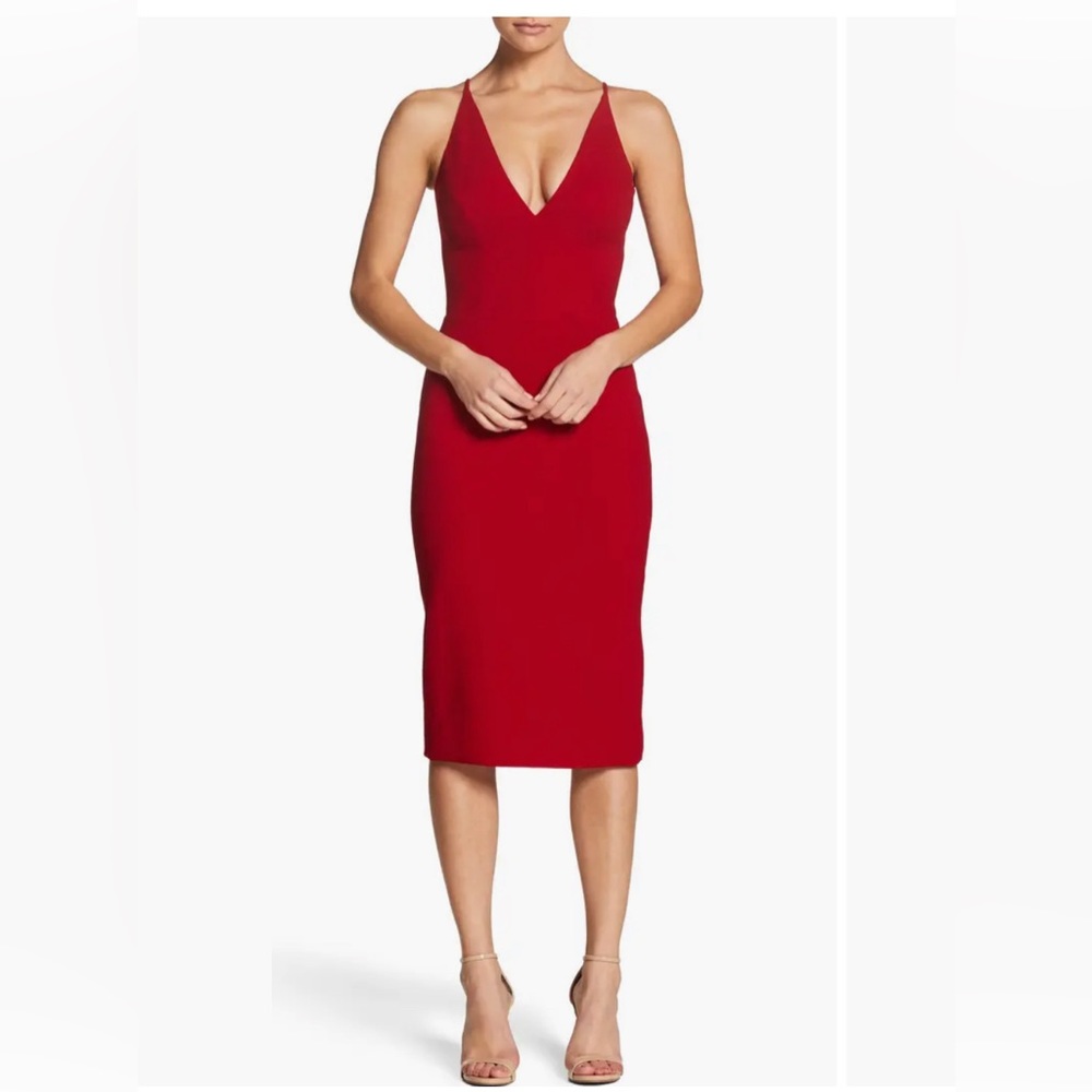 Dress the Population - Lyla Crepe Cocktail Dress